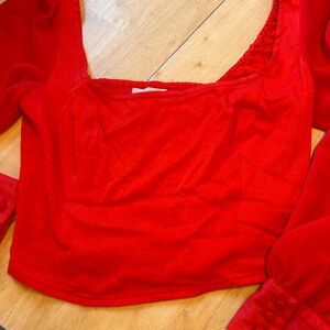 Urban Outfitters Bold Red Top